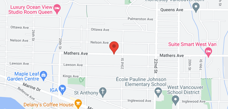 map of 2450 MATHERS AVENUE